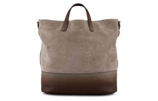 GIORGIO ARMANI ARMANI Cow Leather Handbag Men's Light Umber