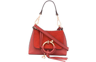 See By Chloe JOAN Cow Leather Handbag, Crossbody Bag, Shoulder Bag Women's Red