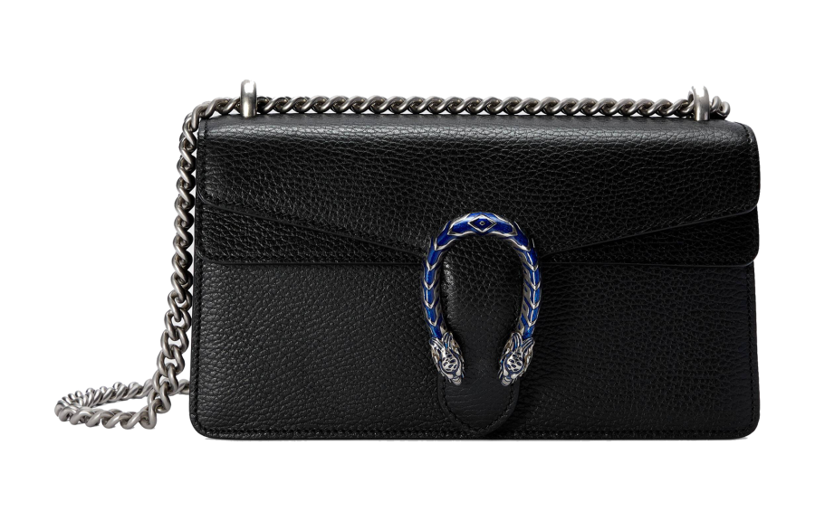 GUCCI Leather Crossbody Bag, Shoulder Bag Women's Black