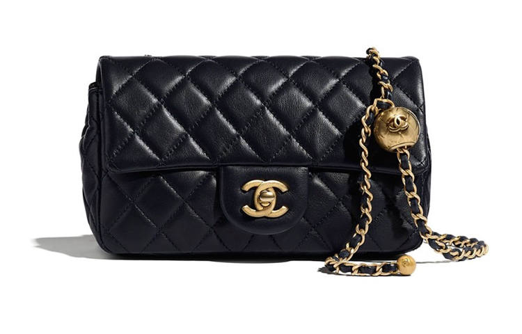 CHANEL CHANEL Classic Flap CF Shoulder Bag Lambskin Black