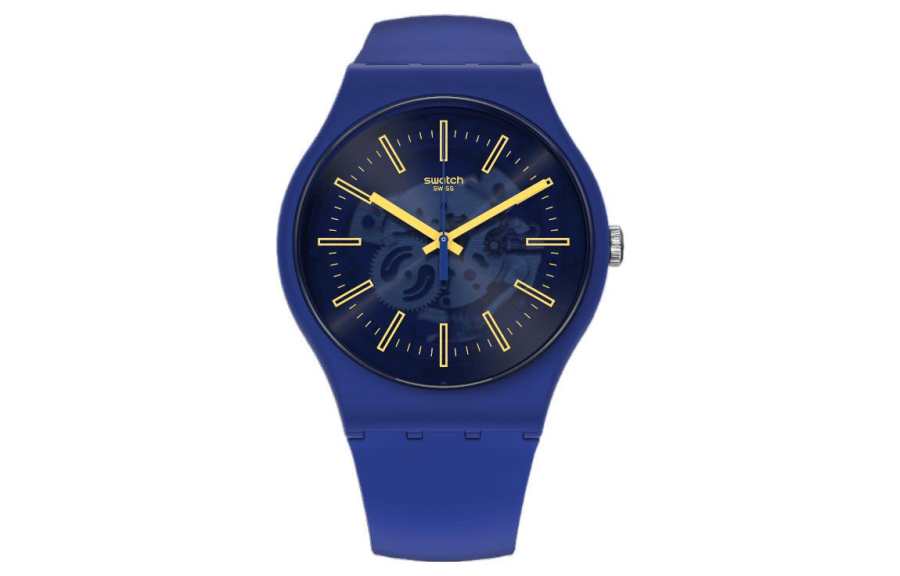 SWATCH SWATCH Unisex 41mm Blue Watch SO29N101