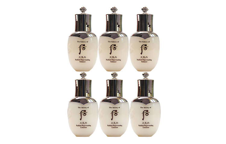The History Of Whoo TQDan Nourishing Skincare Sets Moisturizing And Nourishing Hydrating 25ml*3+25ml*3