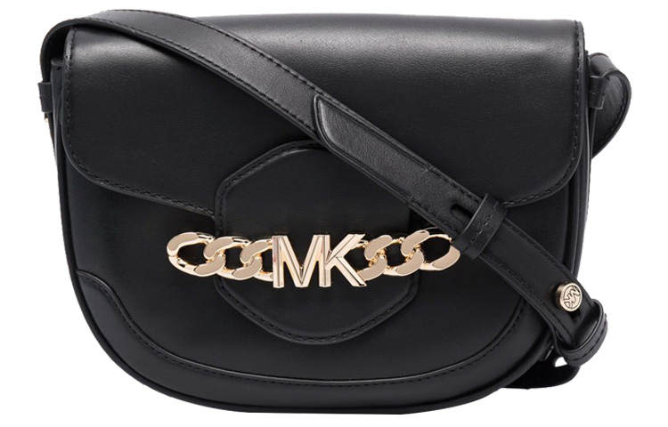 MICHAEL KORS Hally Leather Portable Crossbody Bag, Shoulder Bag Women's Black