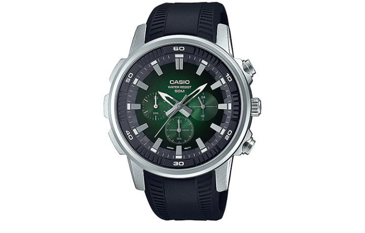 CASIO CASIO Men DRESS Green Watch MTP-E505-3AV