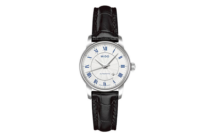 MIDO Baroncelli Automatic Mechanical Movement Women's Watch 29mm Silver Dial Stainless Steel Case