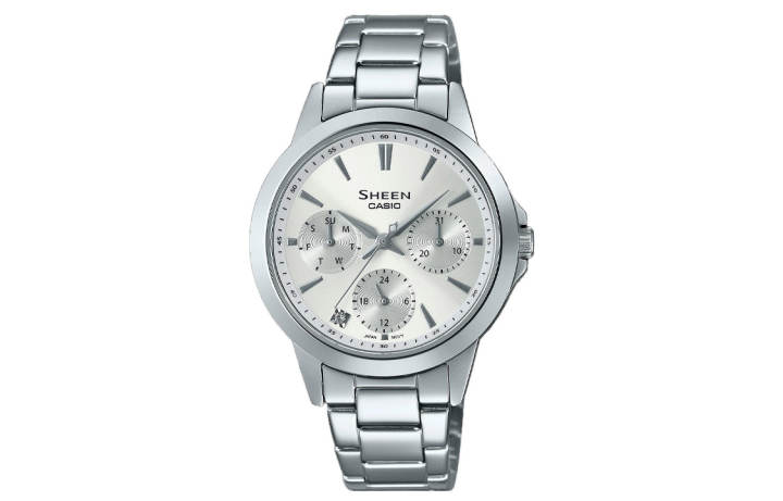 CASIO CASIO Women's SHEEN Silver Watch SHE-3516D-7A