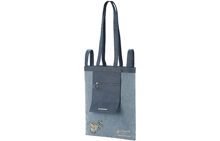 Li-Ning Li Ning Disney Collaboration Polyurethane, Textile One Shoulder Handbag Regular Unisex Denim Blue