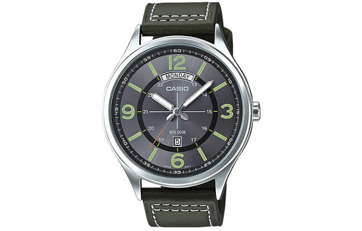 CASIO CASIO Men Standard Series Gray Watch MTP-E129L-3A