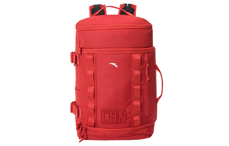 ANTA Anta Nylon Handbag Backpack Regular Unisex National Flag Red
