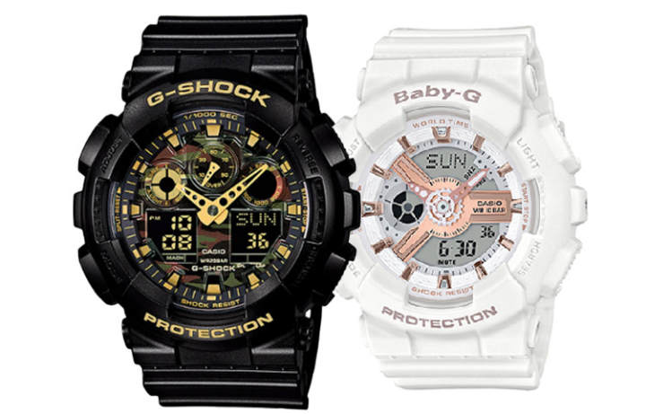 CASIO CASIO Unisex Pair Table Series Black Watch