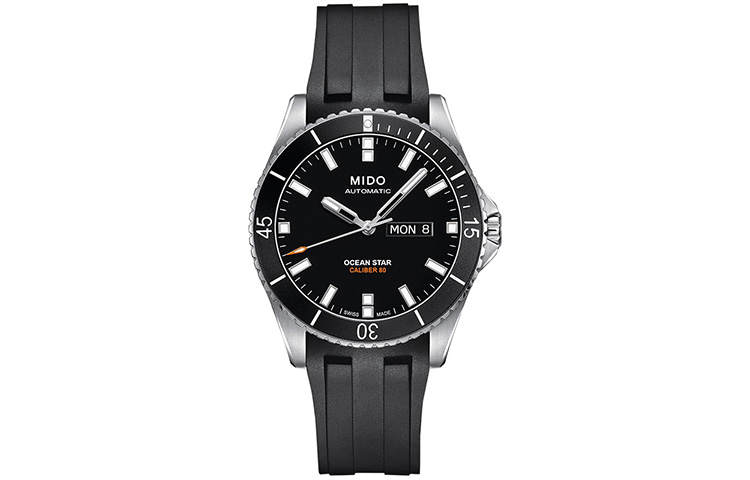 MIDO Leader Submariner Automatic Mechanical Movement Men's Watches Watch 42.5mm Black Dial Stainless Steel Case