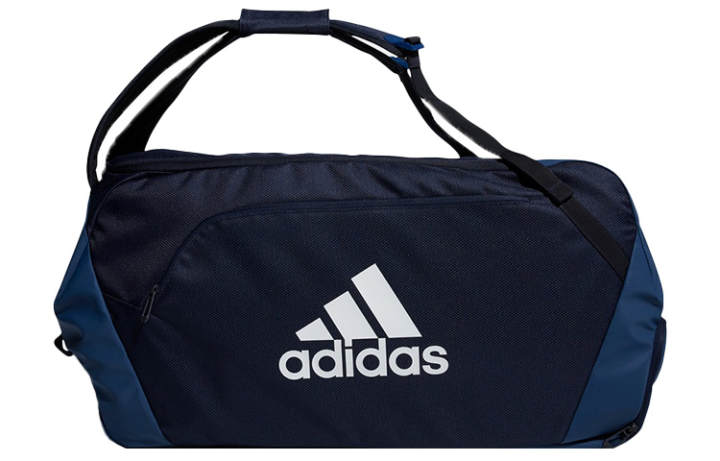 Adidas Adidas Polyester Handbag Backpack Unisex Pure Black & Navy Blue