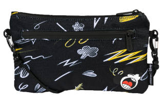 Adidas Neo Disney Collaboration Zip Closure Recycled Polyester Sports Bag Regular Unisex Black