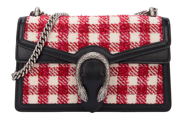 GUCCI Dionysus With Leather Shoulder Bag, Crossbody Bag Small Women's