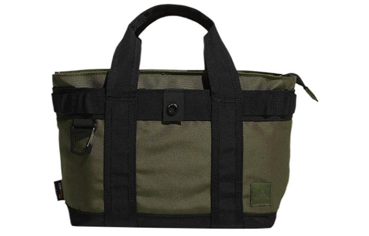 Adidas Adidas Polyamide Handbag Clutch Men's Dark Olive Green
