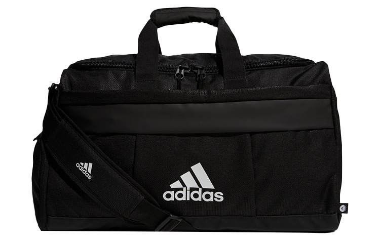 Adidas Adidas Polyester Travel Bag, Handbag, Shoulder Bag, Crossbody Bag, Gym Bag Unisex Black