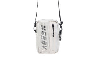 Nerdy Polyester Messenger Bag, Shoulder Bag, Crossbody Bag Regular Unisex White