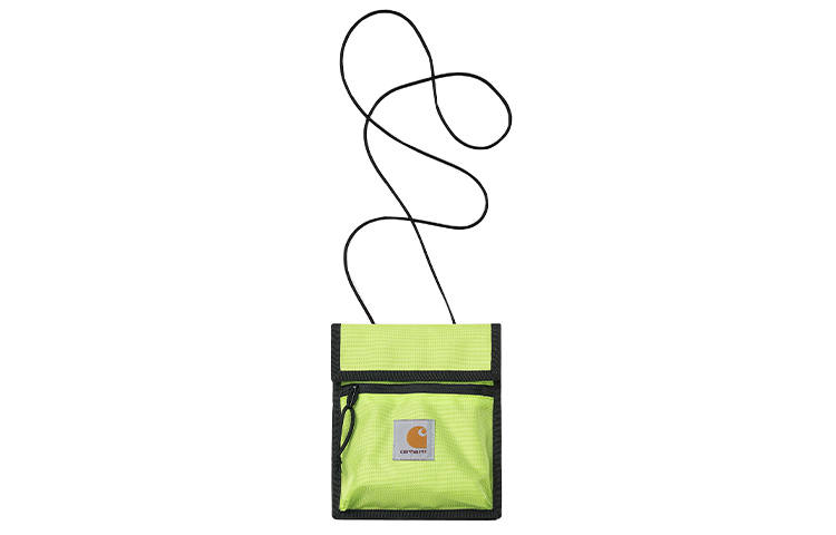 Carhartt WIP Nylon Fabric Wallet Unisex Neon Green