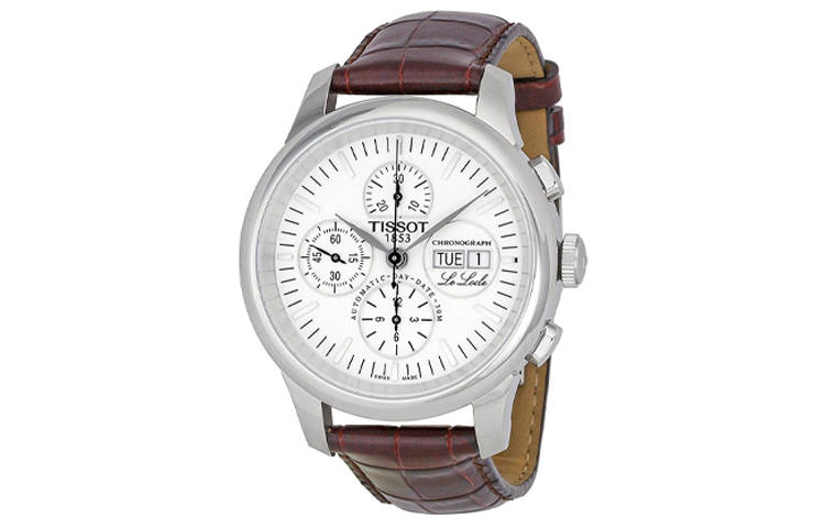 TISSOT Le Locle Collection Automatic Mechanical Movement Men's Watches Watch 42.3mm White Dial