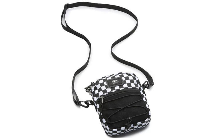 Vans Vans Polyester Shoulder Bag, Crossbody Bag Unisex Black White