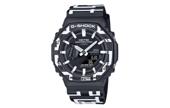 CASIO CASIO Men Liquid Crystal/Analog Dual Display Series Black Watch GA-2100HT-1AER