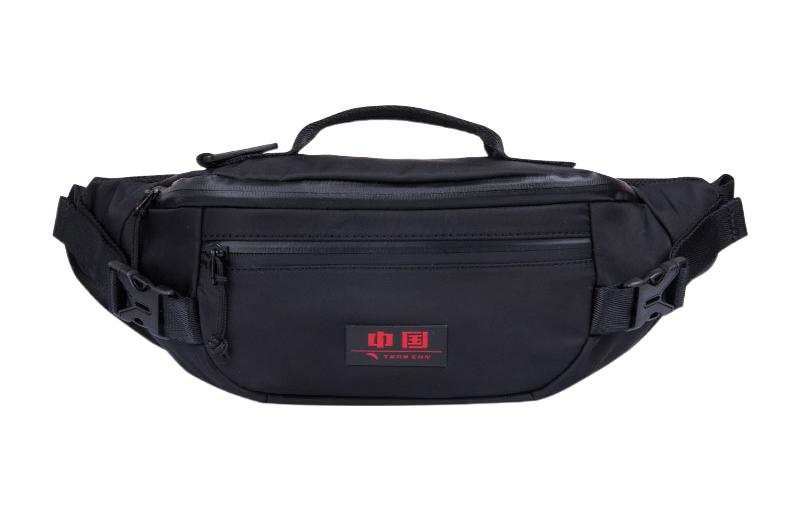 Anta Twill Fanny Pack Regular Unisex Black