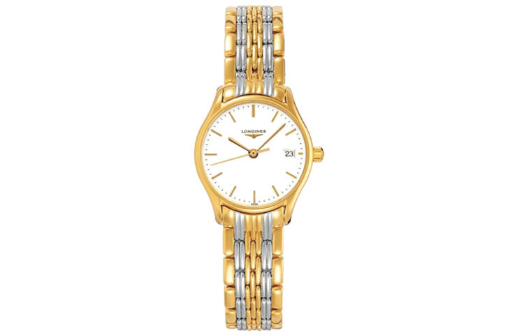 LONGINES Lvya Collection Quartz Movement Women's Watch 25mm White Dial