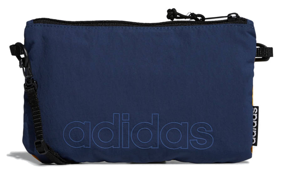 Adidas Adidas Nylon Fabric Crossbody Bag, Shoulder Bag Regular Unisex Navy