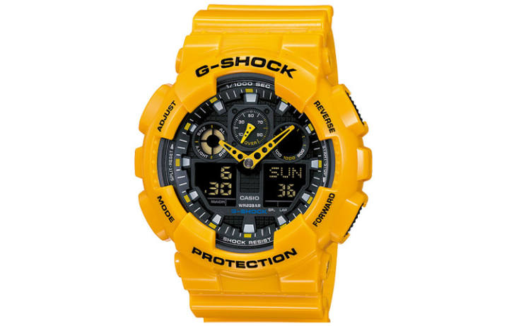 CASIO CASIO Women's Liquid Crystal/Analog Dual Display Series Black Watch GA-100A-9A