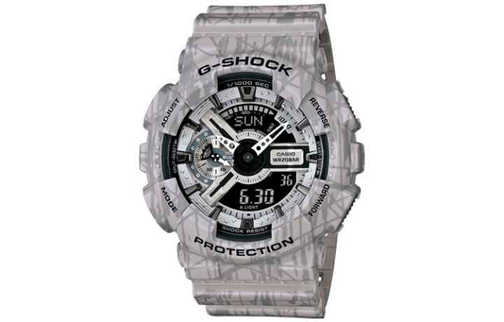 CASIO CASIO Men Liquid Crystal/Analog Dual Display Series Black Watch GA-110SL-8