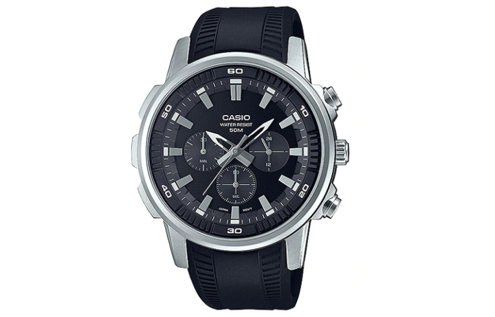 CASIO CASIO Men DRESS Black Watch MTP-E505-1AV