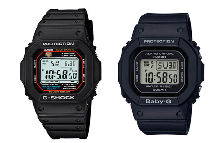 CASIO CASIO Unisex Pair Table Series Black Watch