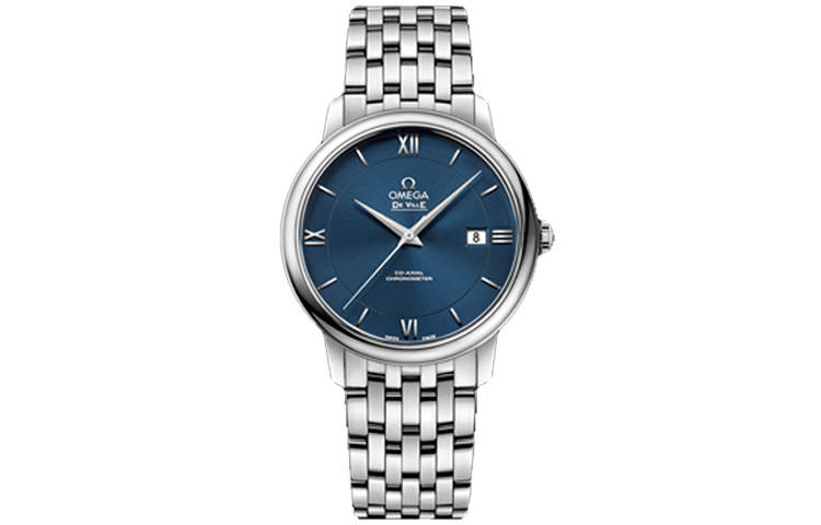 OMEGA Disc Fly Collection Elegant Automatic Mechanical Movement Men's Watches Watch 39.5mm Blue Dial