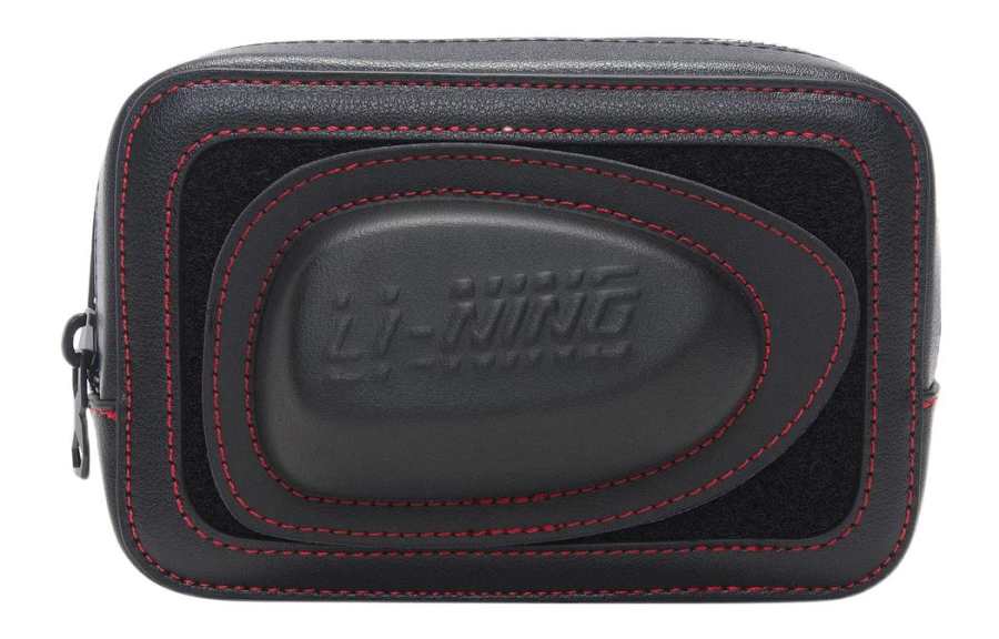 Li-Ning Li Ning Polyurethane One Shoulder Crossbody Fanny Pack Regular Unisex Black