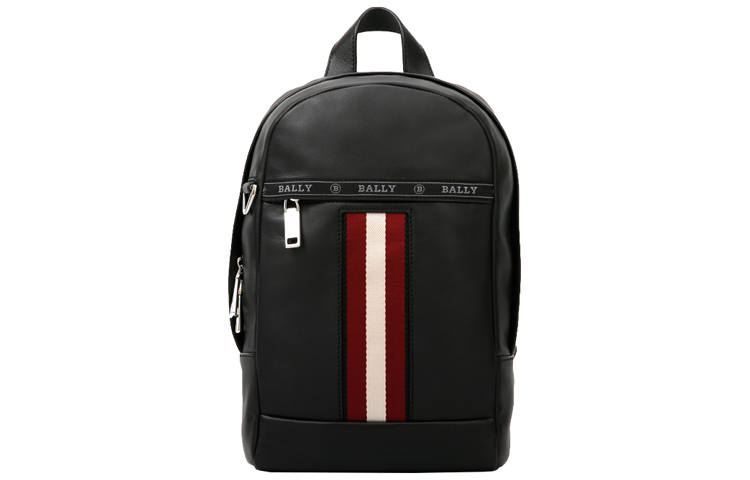 BALLY Cow Leather Sling Bag, Handbag, Shoulder Bag, Crossbody Bag Men's Black