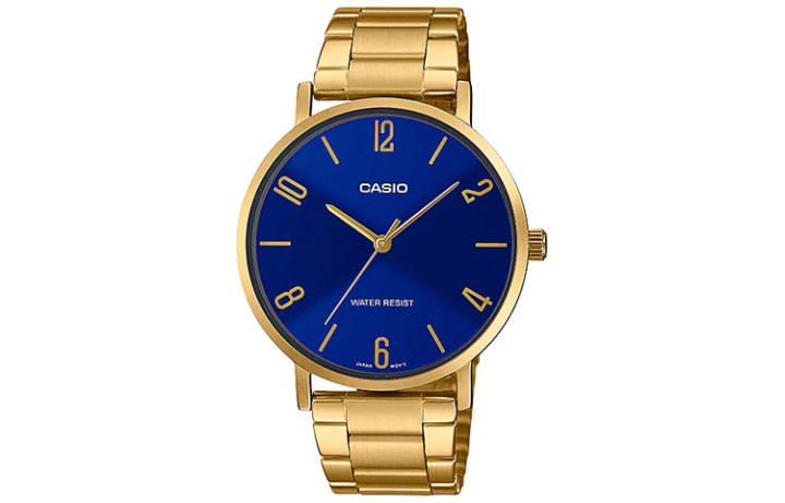 CASIO CASIO Men Standard Series Blue Watch MTP-VT01G-2B2U