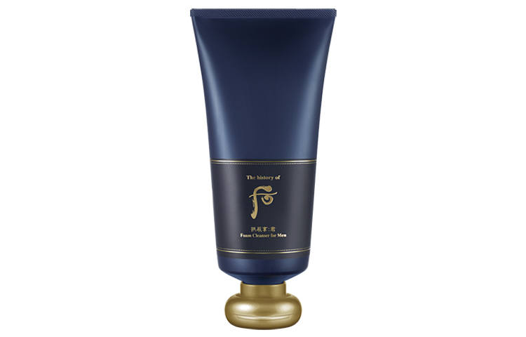 The History Of Whoo Nourishing Balancer For Men Refeshing And Oil Control Cleansing Milk Cleaning