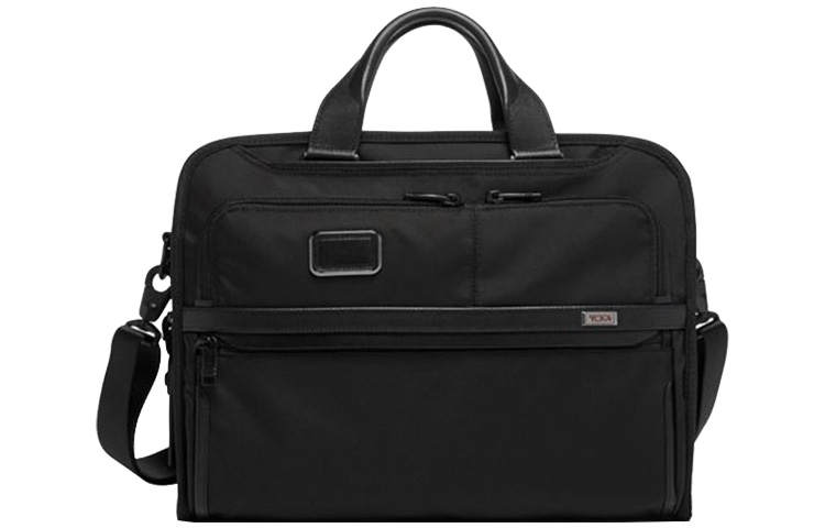 TUMI TUMI Alpha 3 Business Baller Nylon Document Folder Briefcase Men's Black