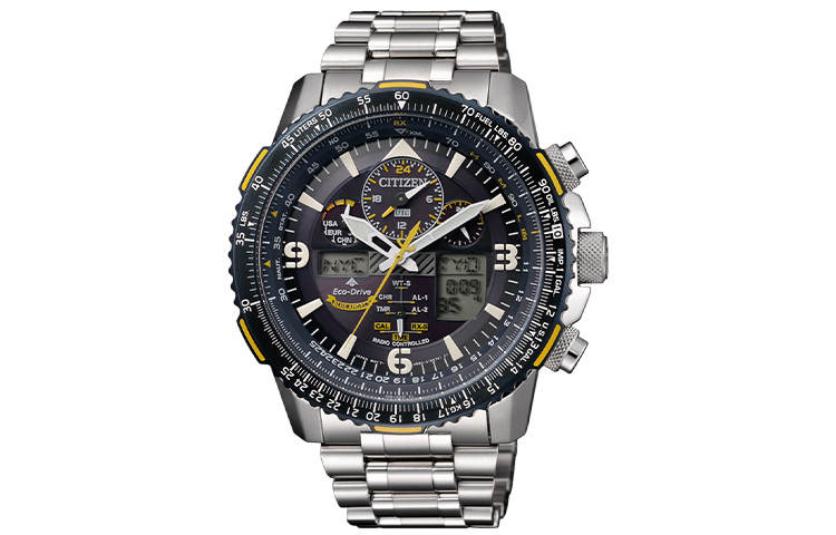 CITIZEN Sky Eagle Collection Quartz Movement Watch Men's Watches Blue Dial JY8088 83L