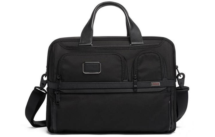 TUMI TUMI Alpha 3 Nylon Briefcase Unisex