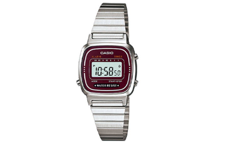CASIO CASIO VINTAGE L Vintage Block Quartz Movement Stainless Steel Strap Watch Men's Watches