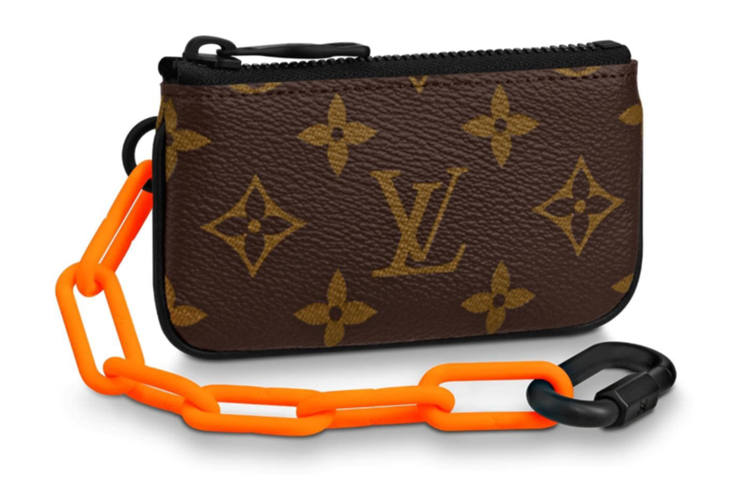 LOUIS VUITTON LOUIS VUITTON Pochette Cles Monogram Orange Brown