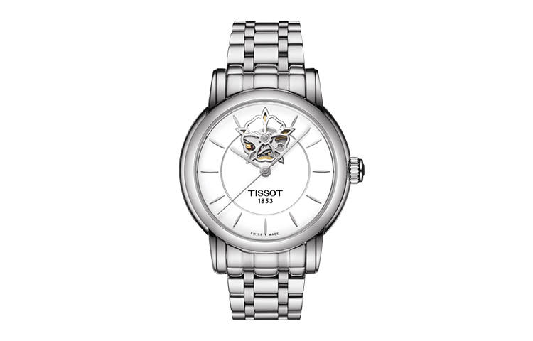 TISSOT Heart Collection Automatic Mechanical Movement 30m Waterproof Women's Watch 35mm White Dial
