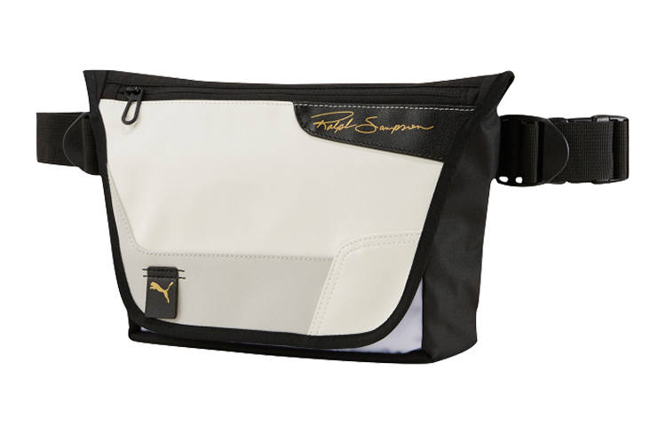 PUMA Ralph Sampson Textile, Artificial Leather Messenger Bag, Crossbody Bag, Shoulder Bag Unisex White