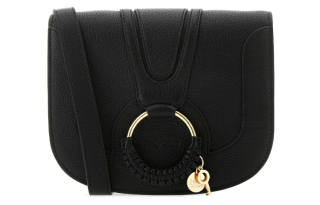 See By Chloe Adjustable Strap Grain Leather Handbag, Shoulder Bag Women's Black