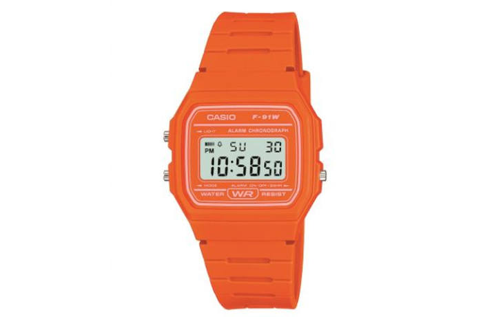 CASIO CASIO Women's YOUTH Orange Watch F-91WC-4A2EF