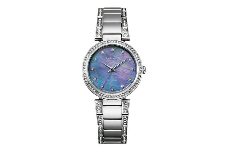 CITIZEN Ecology Drive Collection Light Powered Quartz Movement Stainless Steel Strap Watch 28mm