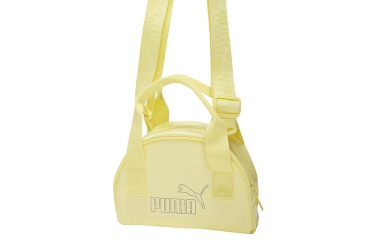 PUMA PUMA Artificial Leather Fabric Handbags, Shoulder Bag, Crossbody Bag Regular Women's Yellow