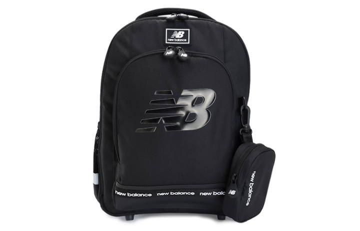New Balance New Balance Large Capacity Artificial Leather Backpack Regular Men's Black