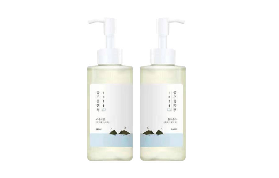 ROUND LAB Island Cleansing Oil Cleaning Soothing Removing Blackheads Hydrating Oil Control 200ml/200ml*2
